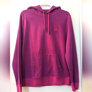 Psycho Bunny men's hot pink hoodie size Medium